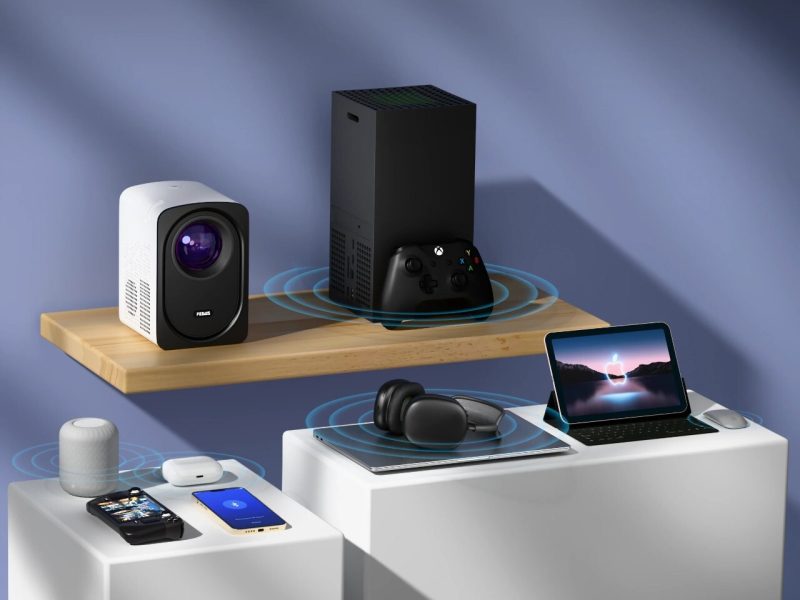 FEDUS Smart LED Projector – Home, Office & Outdoor Entertainment