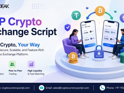 P2P Crypto Exchange Script in UAE | Zodeak