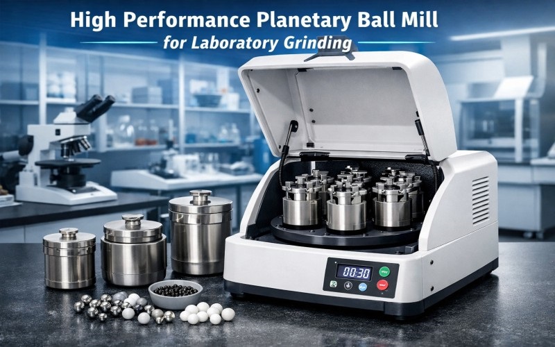 High Performance Planetary Ball Mill for Laboratory Grinding