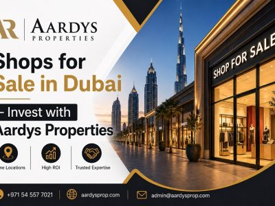 Shops for Sale in Dubai – Invest with Aardys Properties
