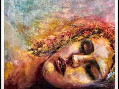 Sleep – Minimalist Abstract Figurative Art for Calm Interiors