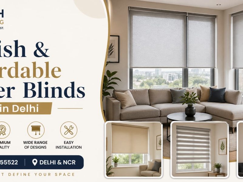 Stylish & Affordable Roller Blinds in Delhi | Nath Trading