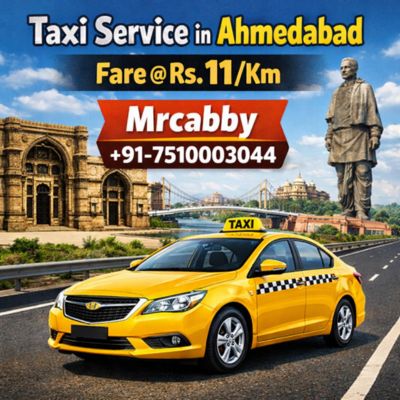 Taxi Service in Ahmedabad – Book Affordable Cabs @ ₹11/Km | Mrcabby