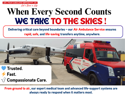 Emergency Air Ambulance in Ranchi – Trusted Medical Transfer Support