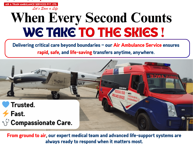 Emergency Air Ambulance in Ranchi – Trusted Medical Transfer Support