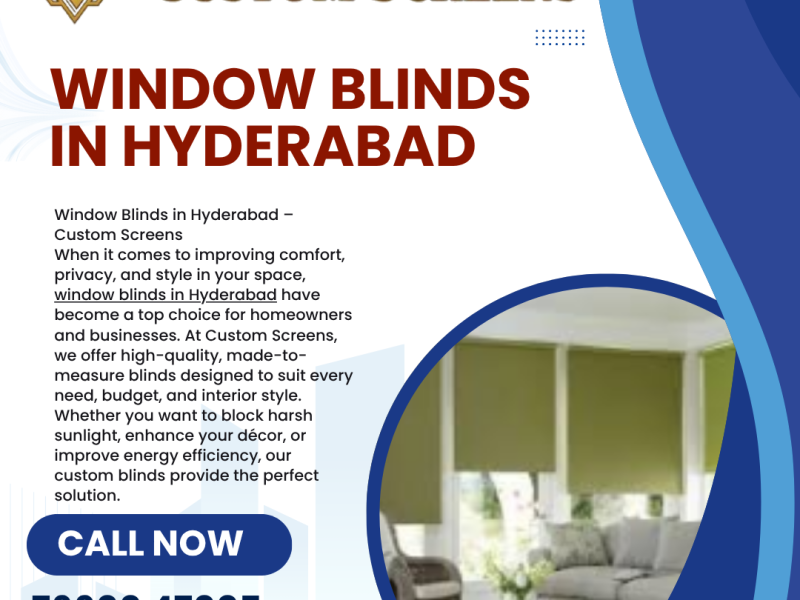 window blinds in hyderabad