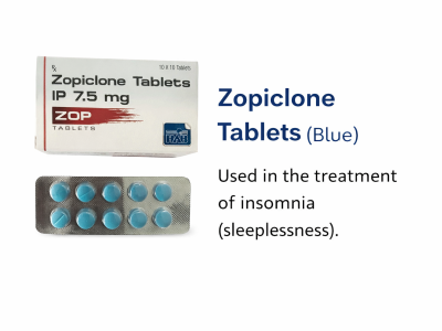 Get Fast Relief from Insomnia with Zopiclone Zopiscin 7.5mg Blue