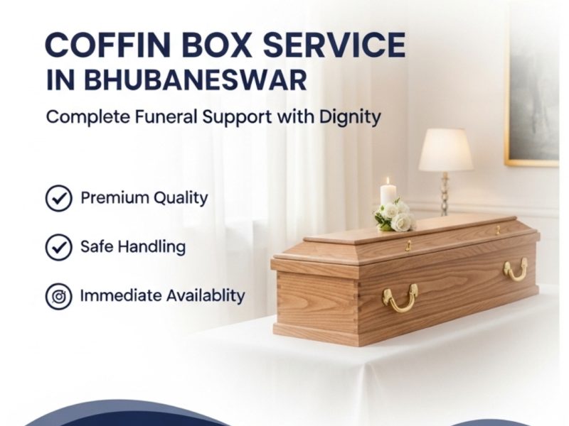 Reliable Dead Body Coffin Box Services in Bhubaneswar