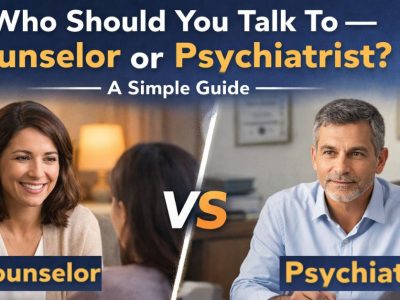 Who Should You Talk To — Counselor or Psychiatrist? A Simple Guide