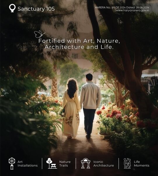 Buy Luxury Flats in Dwarka Expressway at Sanctuary 105