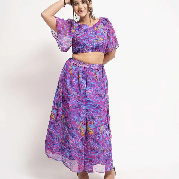 Buy Now Stylish Multi-Color Printed Coord Set For Women Online At FashionTownie