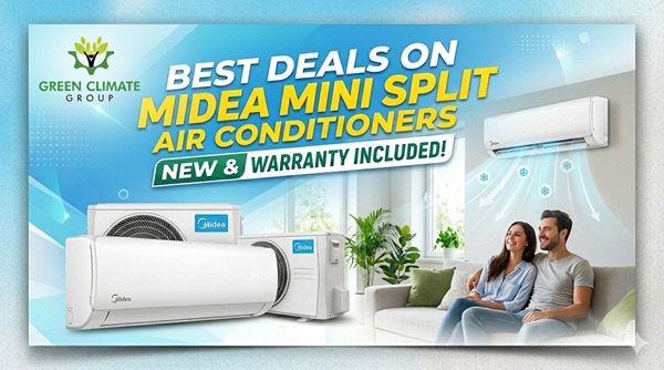 Best Deals on Midea Mini Split Air Conditioners – New & Warranty Included!