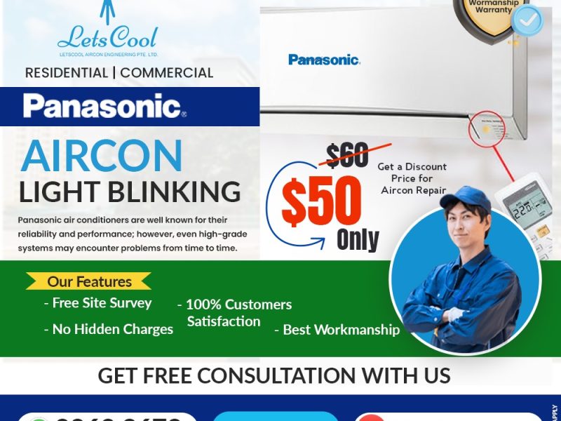 Panasonic Aircon Light blinking