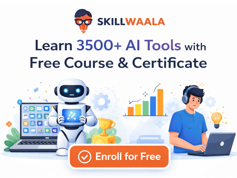 Build Skills with Free AI Course and Certificate | Skillwaala