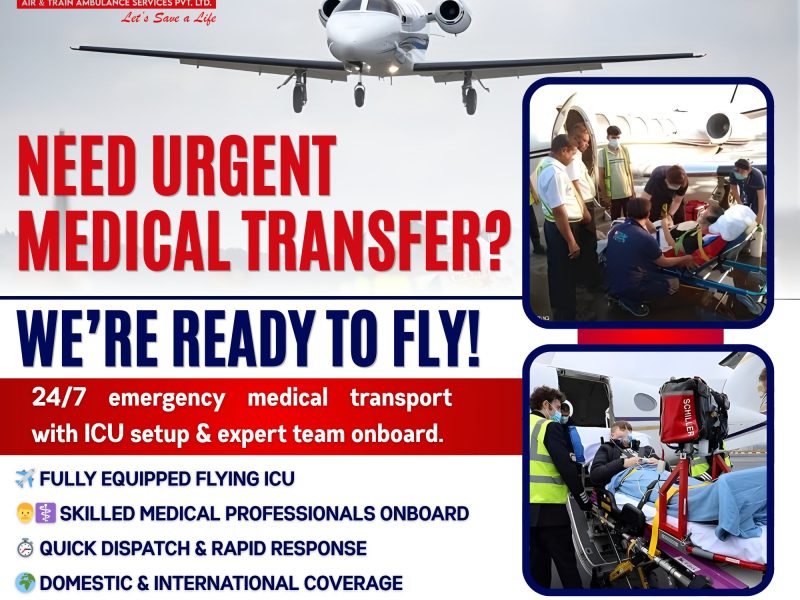 Creative staff by Tridev air ambulance services in Delhi