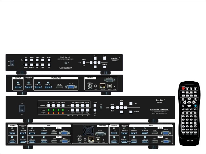 Projector Edge Blending Hardware