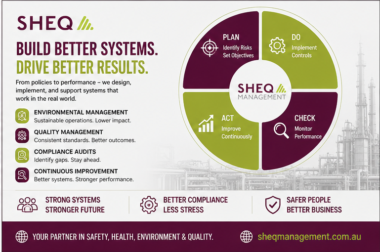 Boost Workplace Safety & Compliance with Expert SHEQ Management Solutions.