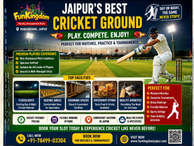 Best Sports Venue in Jaipur – Fun Kingdom Cricket Ground