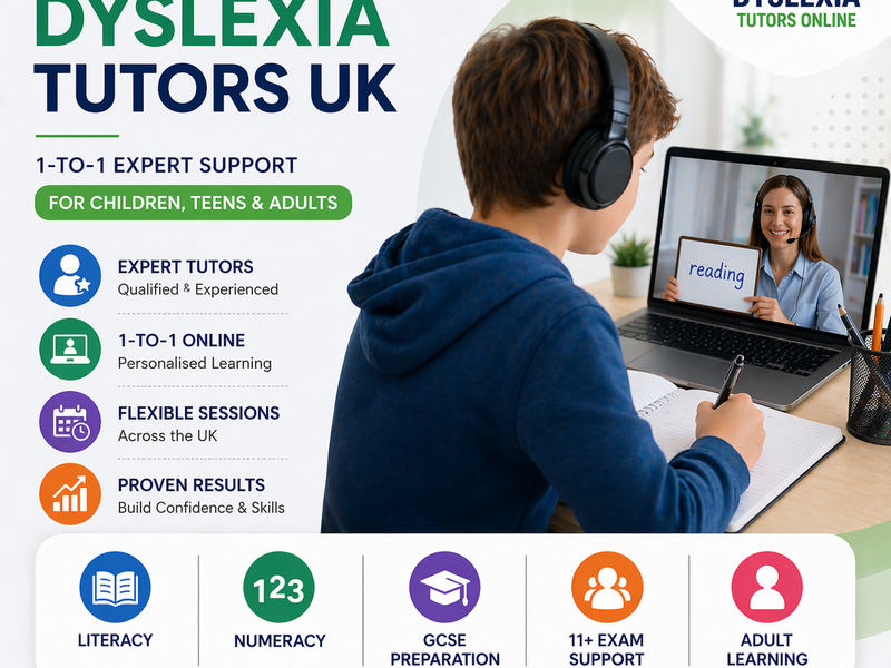 Online Dyslexia Tutors UK: Expert 1-to-1 Support for Children, Teens and Adults