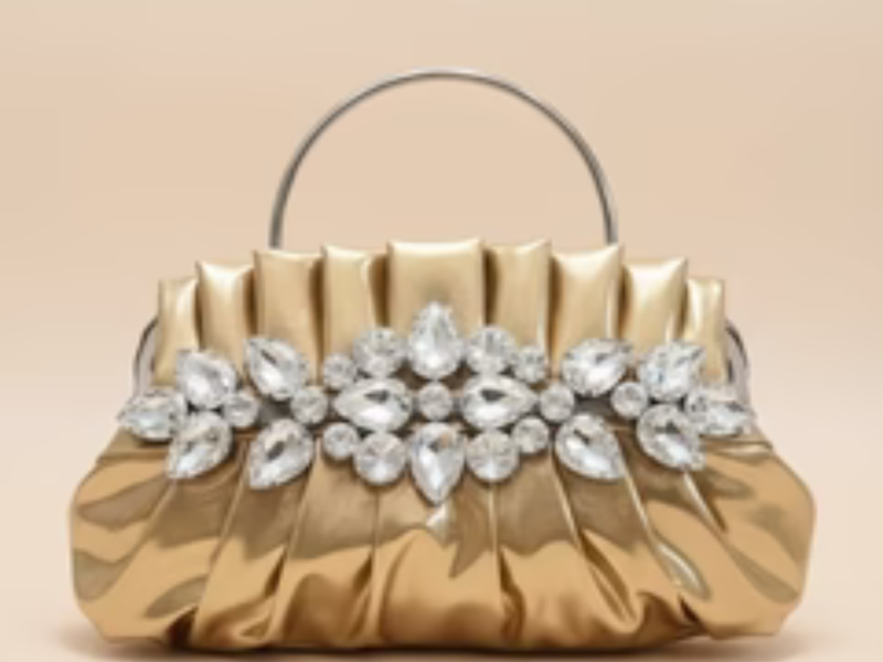Gold Clutch Bags for Women | Buy Gold Clutch Online for Wedding & Party