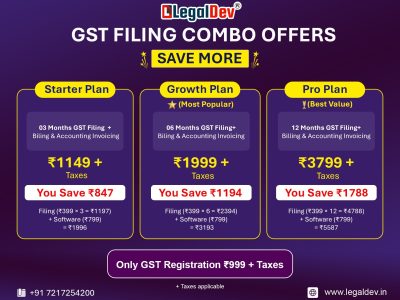 GST Registration & Filing Made Simple with LegalDev