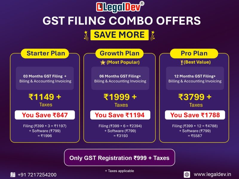 GST Registration & Filing Made Simple with LegalDev