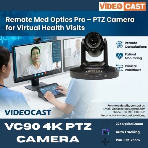 Remote Med Optics Pro – PTZ Camera for Virtual Health Visits