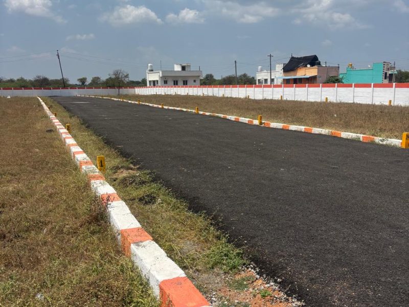  Dtcp approved plots for sale at Aranvoyal in saravana garden