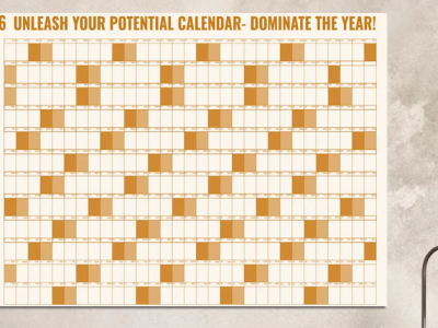 Huge Wall Calendar to Organize Your Busy Life | MasterYourYear