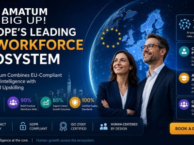 Europe’s Leading AI Workforce Ecosystem: How Amatum Combines EU-Compliant Workforce Intelligence with Certified AI Upskilling