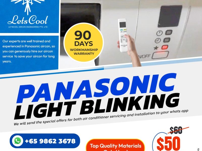 Panasonic Aircon Light blinking