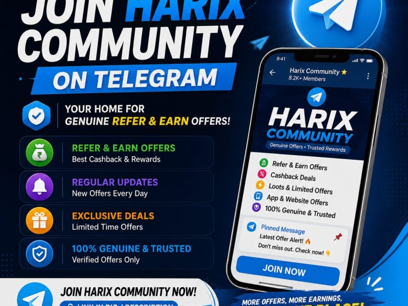 Join Telegram Channel for Side Income