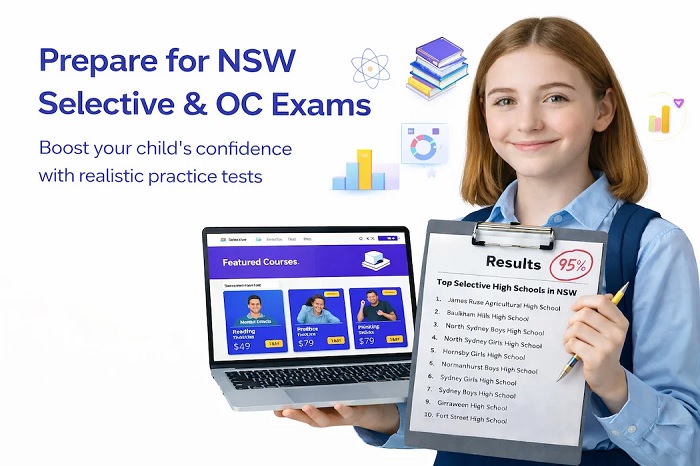 Selective High School Practice Tests NSW with Answers 2027