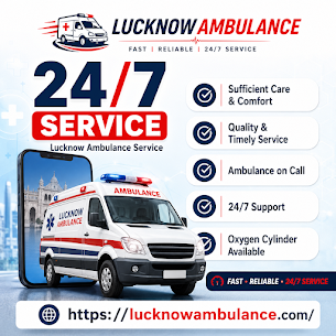 24/7 Advanced ICU Ambulance Service in Lucknow
