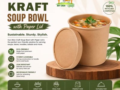 Why Choose a 26oz Craft Soup Bowl with Paper Lid for Hot Soups?