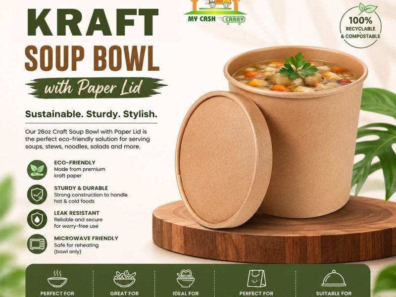 Why Choose a 26oz Craft Soup Bowl with Paper Lid for Hot Soups?
