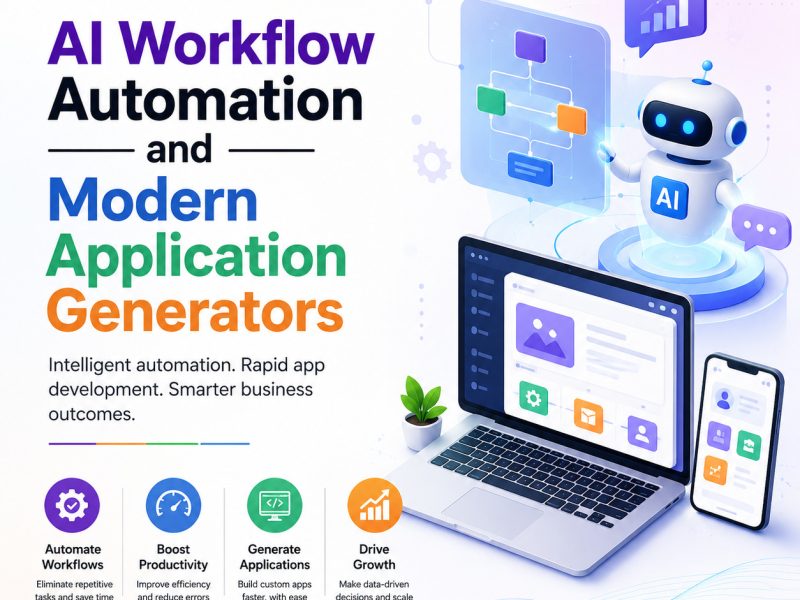 Building Intelligent Businesses with AI Workflow Automation and Modern Application Generators