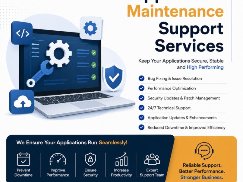 Application Maintenance Support Services for Better Performance & Security
