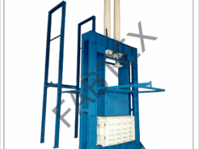 Efficient Automatic Waste Cotton Baling Press with SILO Unit | Fabtex Baler