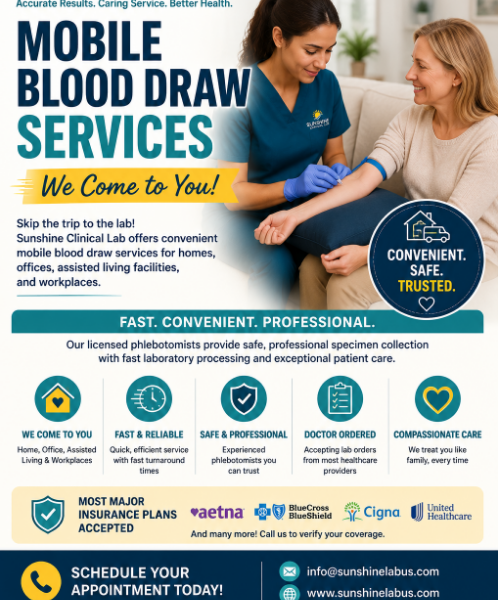 Mobile Blood Draw Services – We Come to You