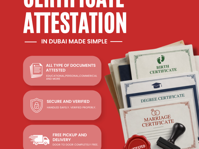 Certificate Attestation in Dubai
