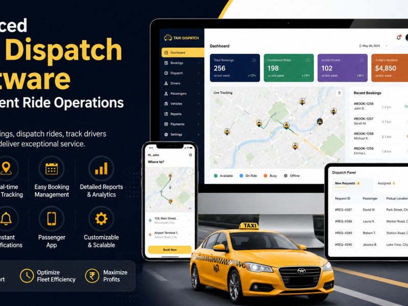 Advanced Taxi Dispatch Software for Efficient Ride Operations