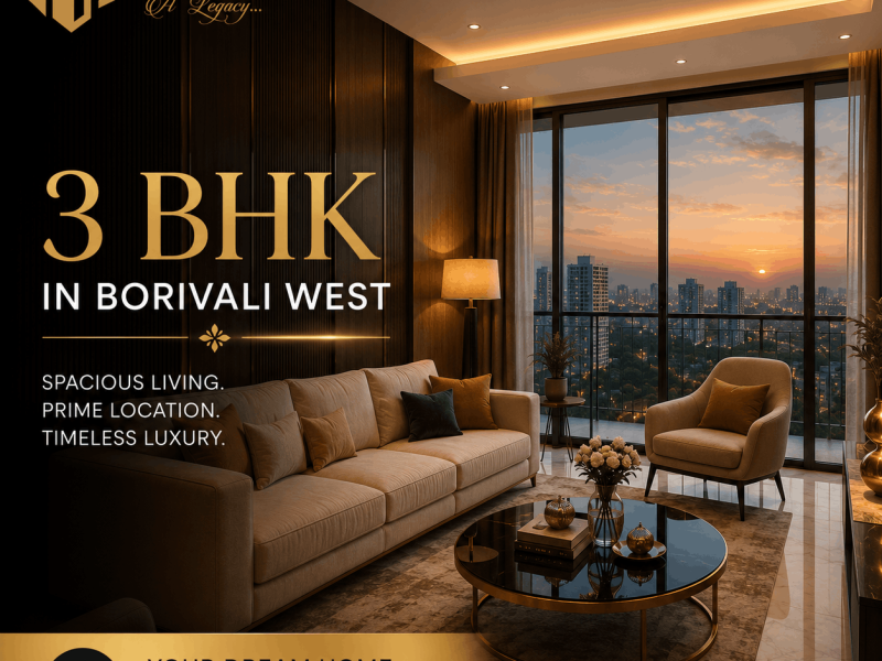 Luxury 3 BHK in Borivali West – Book Your Dream Home