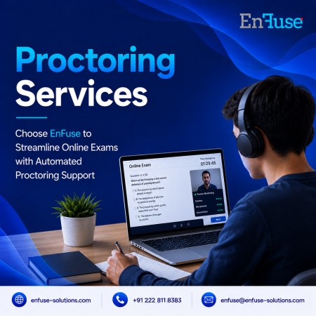 Choose EnFuse to Streamline Online Exams with Automated Proctoring Support