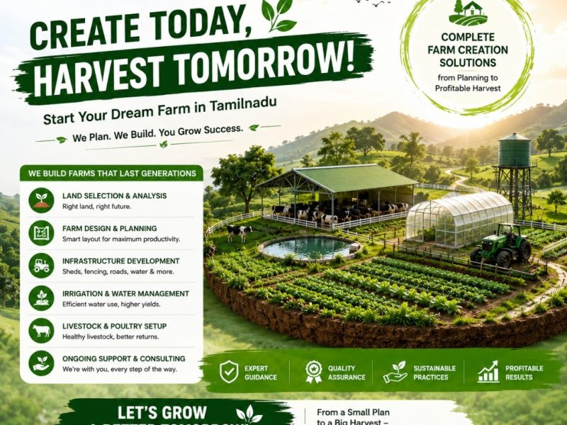 Create Today Harvest Tomorrow