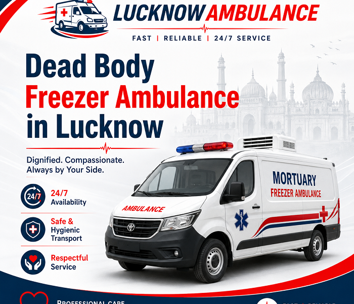 Dead Body Freezer Ambulance in Lucknow