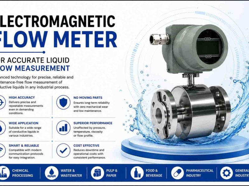 Electromagnetic Flow Meter for Accurate Liquid Flow Measurement