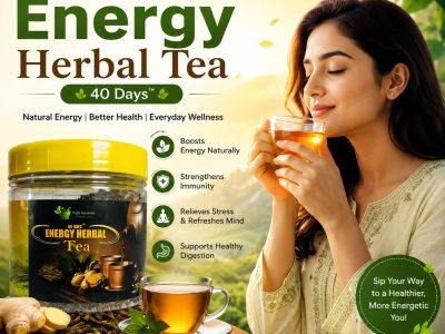 Energy Herbal Tea | Natural Ayurvedic Energy Tea for Daily Wellness | Yogis Ayurveda