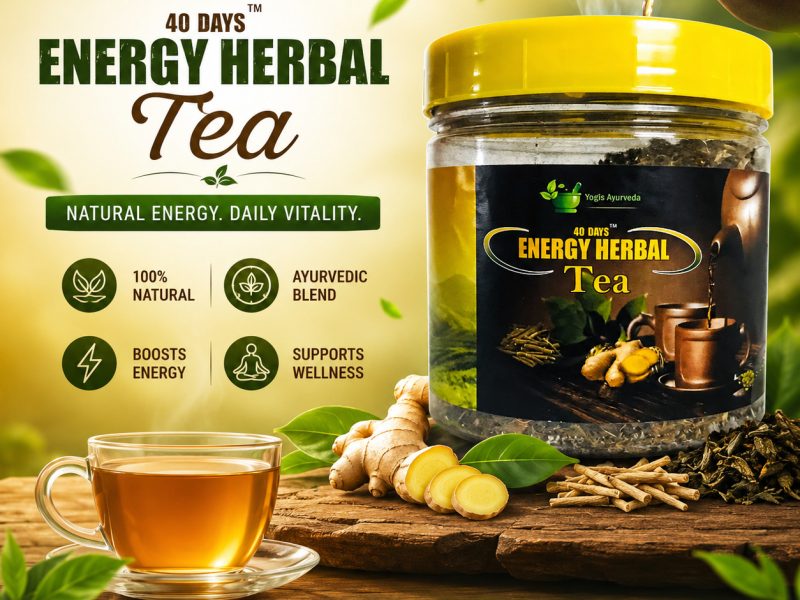 Energy Herbal Tea – Natural Herbal Blend for Daily Refreshment | Dr. Yogi Pharma