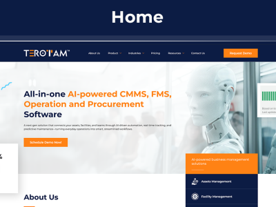 AI-powered CMMS, FMS, Operation and Procurement Software